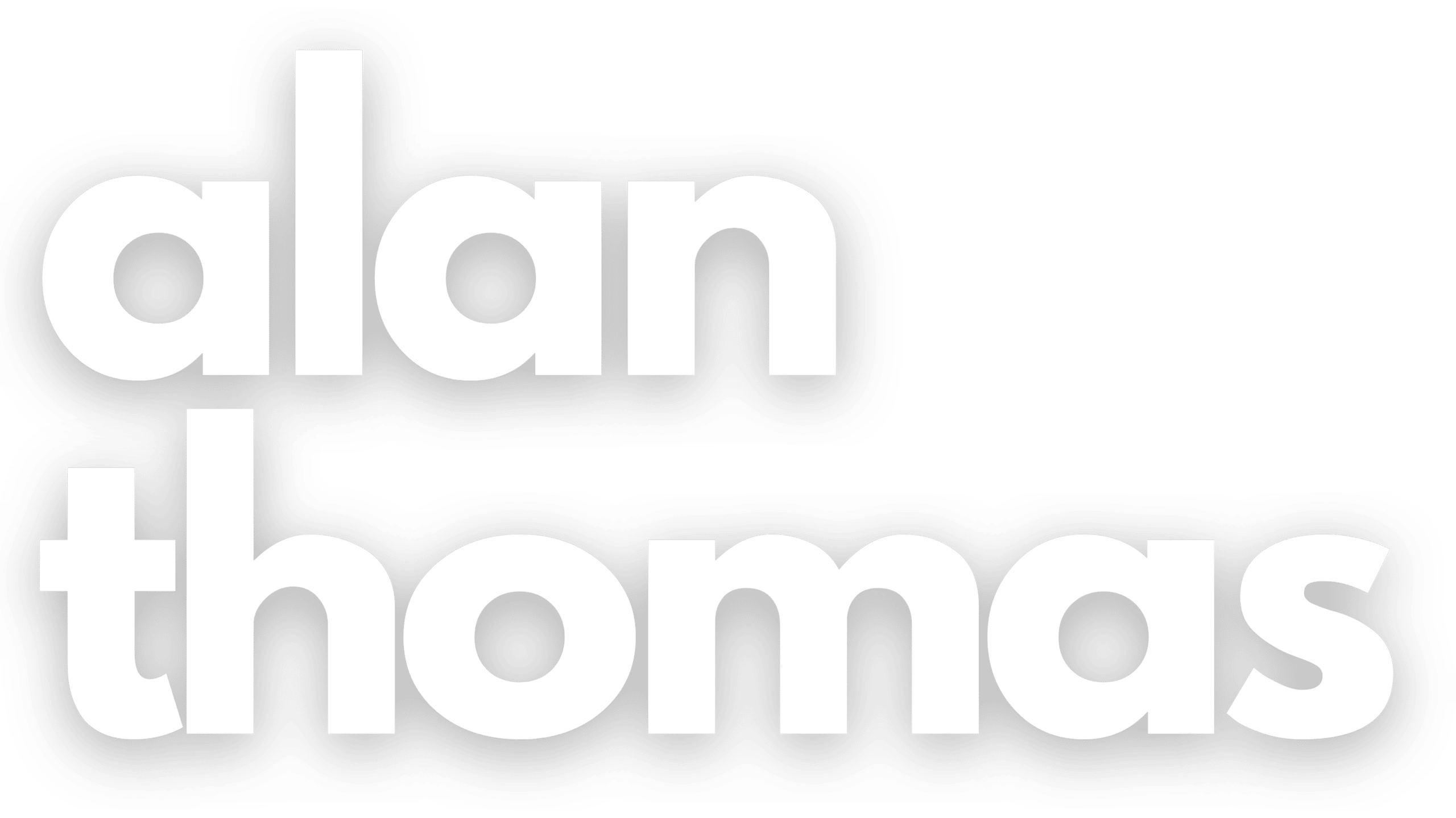 Alan Thomas Books logo white